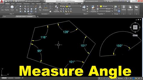 angle measurement autocad